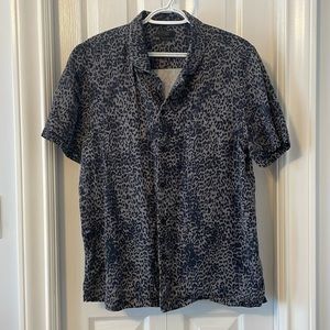 Ksubi men’s short sleeve camp or Cuban collar button up